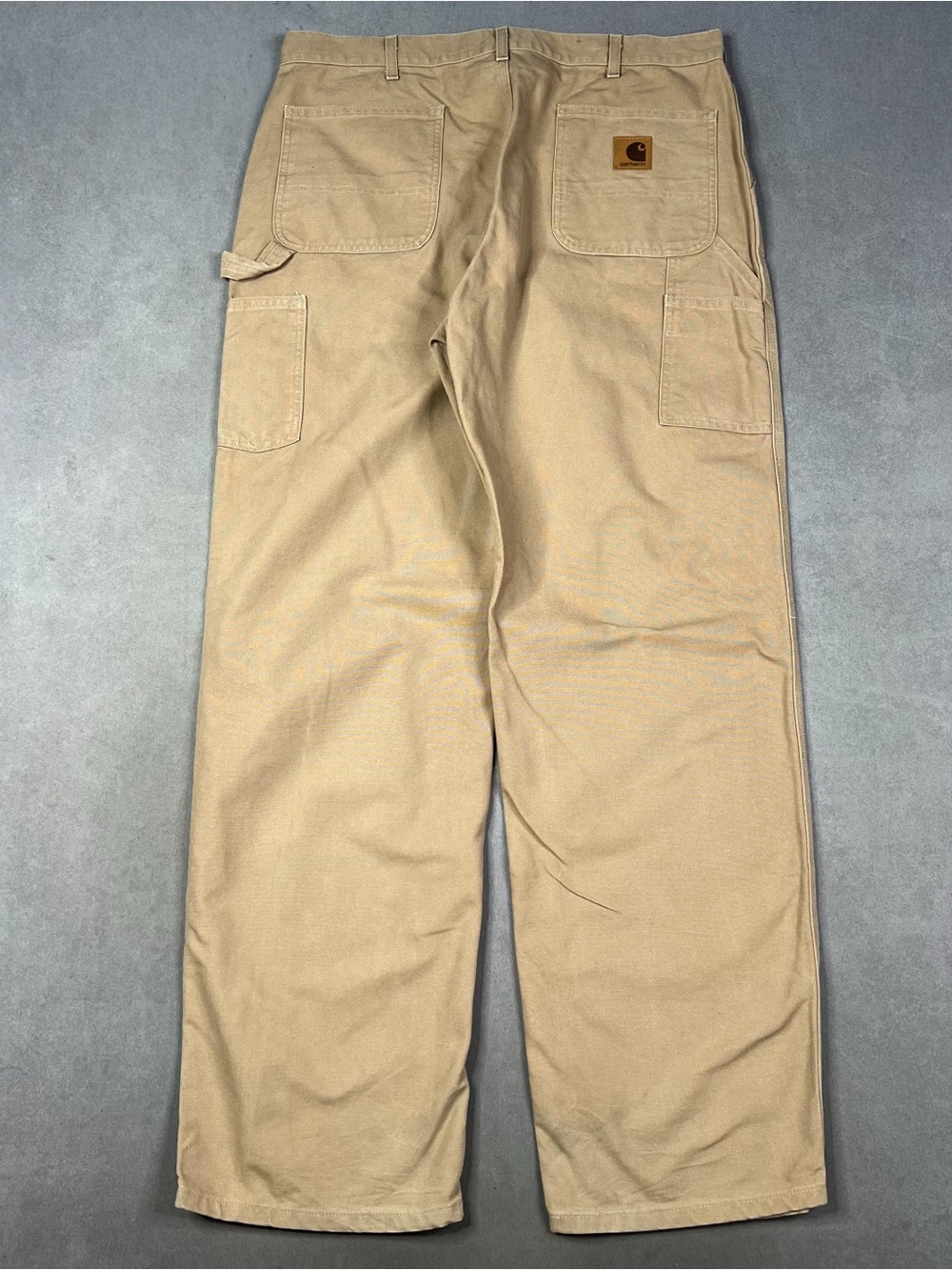 Carhartt Loose Fit Firm Duck Double-Front Utility Work Pant B01 Brown Cargo